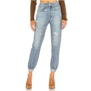 NEW! RAG & BONE Miramar Distressed Jogger Jean Pull on Sweatpant Joggers S